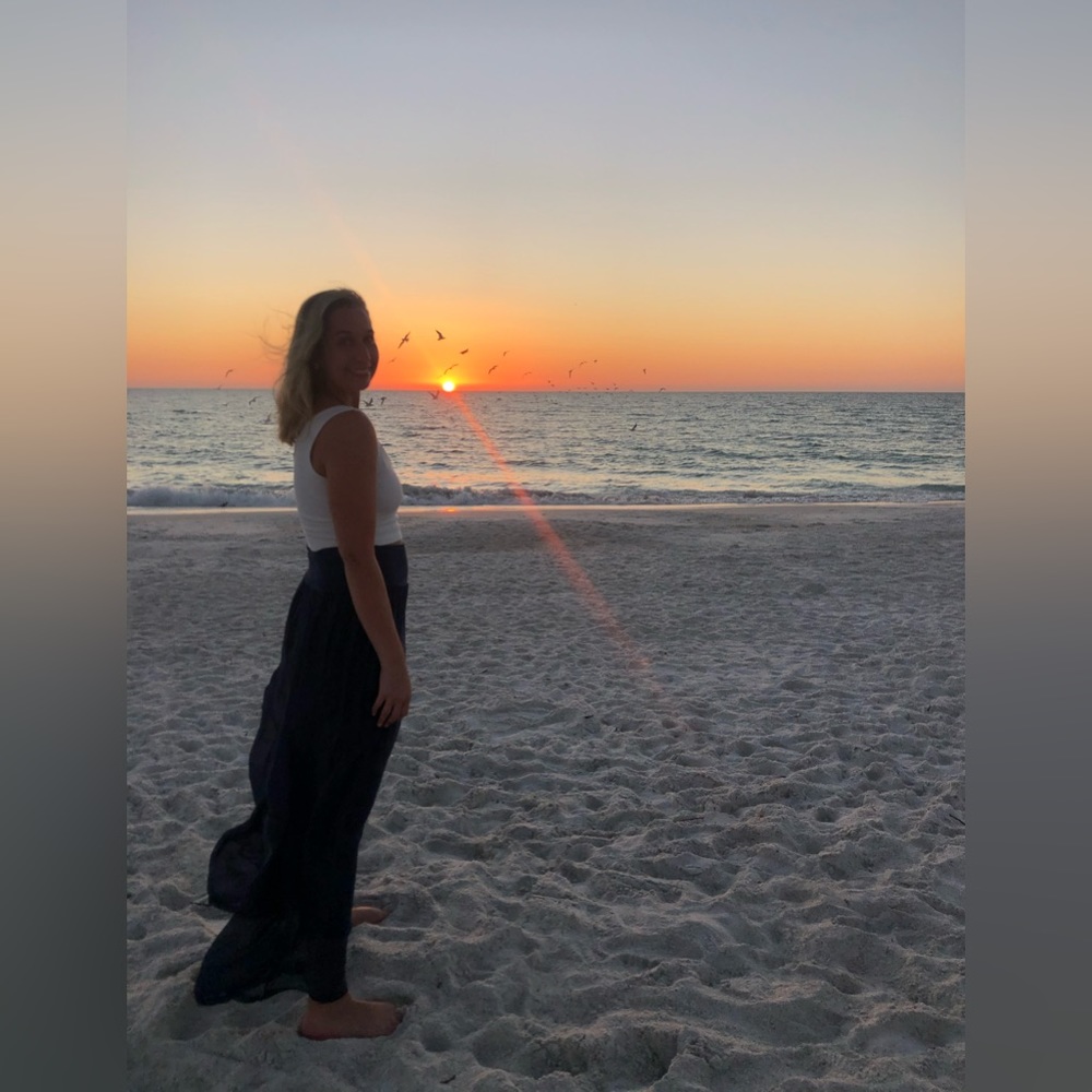 Sheer wide-leg flair pants